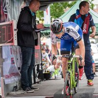 Par Latvijas junioru čempionu riteņbraukšanā grupas braucienā kļuvis Mārcis Kalniņš