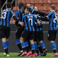 Milānas 'Inter' futbolisti Itālijas A sērijā izcīna otro vietu