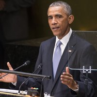 Obama par pasaules apdraudējumu nosaucis Ebolas vīrusu, Krievijas darbības Ukrainā un grupējumu 'Islāma valsts'