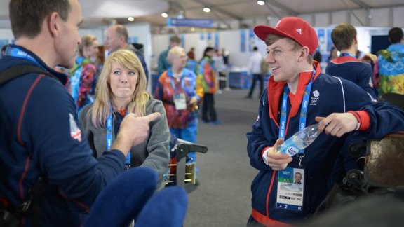 Elise Christie and Jack Whelbourne freestyle