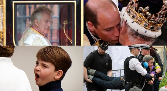 Foto: 15 spilgti un fifīgi kadri no karaļa Čārlza kronēšanas