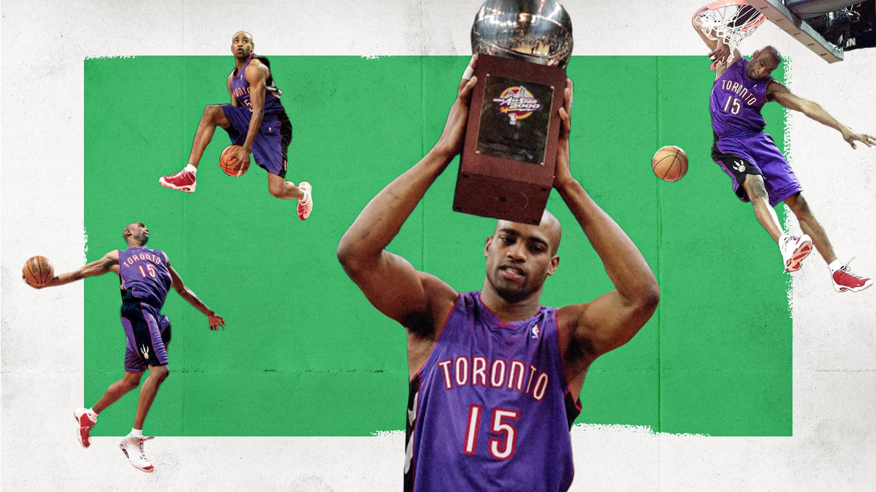 Žokļi līdz grīdai... Vinss Kārters un neticamais "slam dunk" konkurss, kas radīja jaunu profesiju