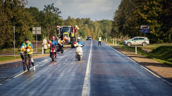 Pārbūvētais reģionālā autoceļa posms no Tērvetes līdz Lietuvas robežai - 17