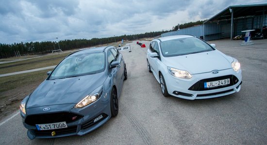 Video: Sportiskā 'Ford Focus ST' prezentācija trasē '333'