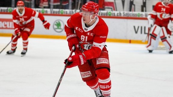 Ronalds Ķēniņš, hokejs, HC Lausanne