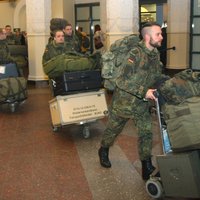 Первые солдаты из батальона НАТО прибыли в Литву