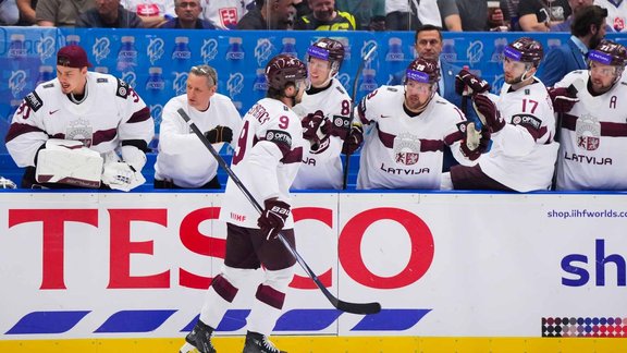 Hokejs, pasaules čempionāts 2024. Latvija - ASV