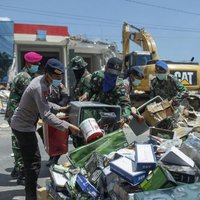 Indonēzijas salu Lomboku atkārtoti satricina vēl viena zemestrīce