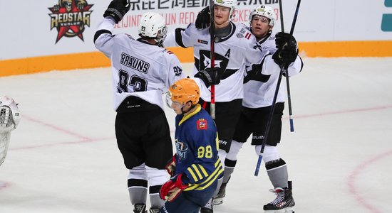'Rīgas' hokejisti viesos atkārtoti uzvar 'Atlant' vienību