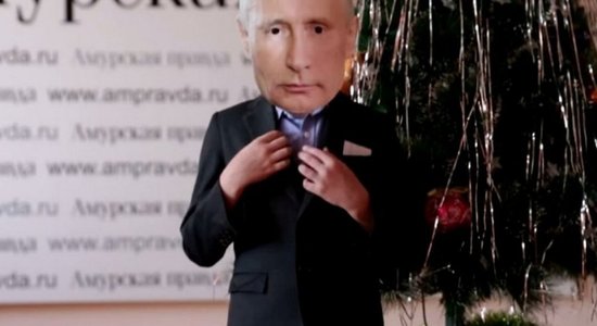 ВИДЕО: Мальчик в костюме Путина произвел фурор на утреннике