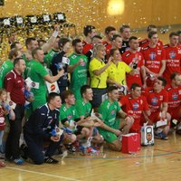 Aizvadīta Latvijas handbola čempionāta Zvaigžņu spēle