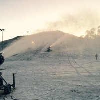 Sniega pūšana sākta arī slēpošanas kalnā 'Lemberga hūte'