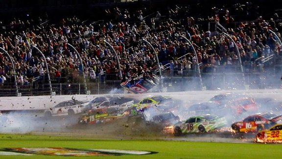 Austin Dillon, driver of the #3 Bass Pro Shops Chevrolet, incident NASCAR Sprint Cup Series Coke Zero 400