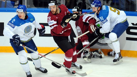 Hokejs, pasaules čempionāts. Latvija - Kazahstāna - 10