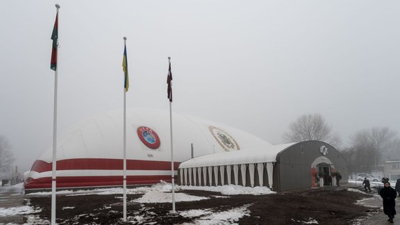 Futbols: Liepājas olimpiskā centra futbola halles atklāšana