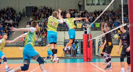 Jēkabpils 'Lūši' Latvijas volejbola čempionātā atkal izvirzās vadībā