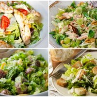 Restorānu klasika mājas gaumē: 11 Cēzara salātu variācijas