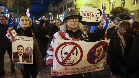 Protesti Tbilisi, Gruzijā 04.11.24