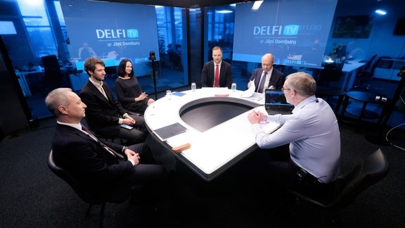 Delfi TV ar Domburu: Selīna Vancāne, Viesturs Celmiņš, Sandis Ģirģens, Jānis Bordāns, Oļegs Burovs - 13