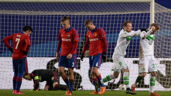 Champions League. CSKA vs. Wolfsburg