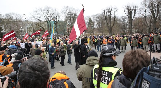 Noraidīts 'Latvijas Antinacistiskās komitejas' pieteikums atcelt ierobežojumus 16. marta pasākumiem