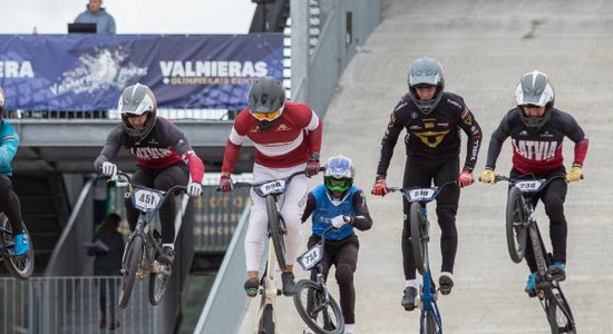 Latvijas BMX braucēji Štromberga trasē triumfē Ziemeļvalstu čempionātā