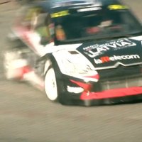 Video: Rallijkrosa 'Supercar' mašīnas 'Rally Talsi' trasē
