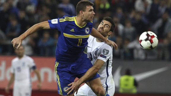 Bosnia Edin Dzeko, Greece Sokratis Papastathopoulos 