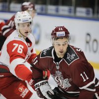 Rīgas 'Dinamo' 'bullīšos' piekāpjas Maskavas 'Spartak'
