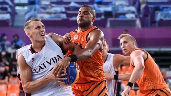 Tokijas olimpiskās spēles, 3x3 basketbols: Latvija - Nīderlande - 3