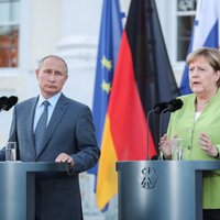 Merkeles un Putina sarunās nav panākti skaidri izteikti rezultāti