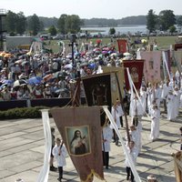 В Аглоне широко отмечается праздник Вознесения Богородицы