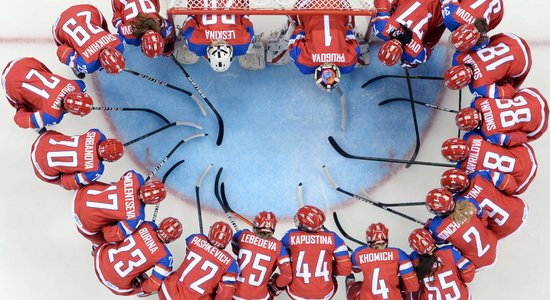SOK diskvalificē sešas Krievijas olimpiskās izlases hokejistes