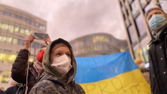 Ukrainas atbalsta demonstrācija Vācijā - 13