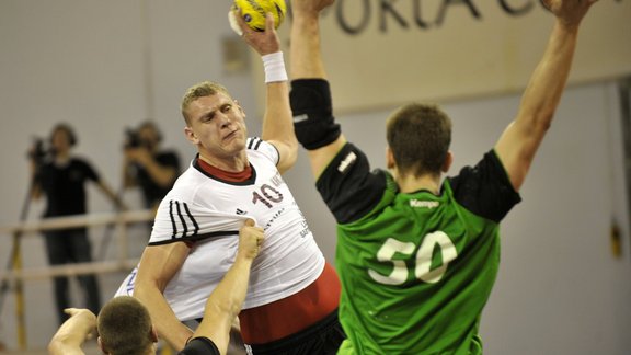 Rīgas Domes kausa handbola spēlē starp Latvijas un Baltkrievijas handbola izlasem - 8