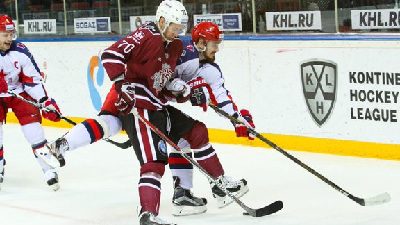 Hokejs, KHL spēle: Rīgas Dinamo - Maskavas CSKA - 14