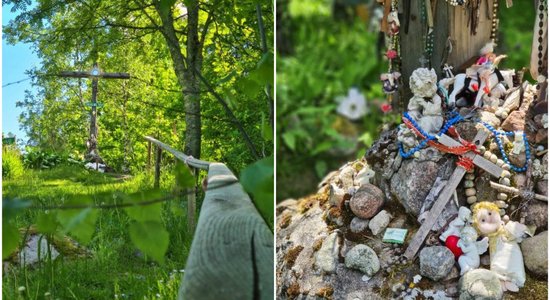 ФОТО. Гора Крестов, но не в Шауляе? Уникальное место в Кегумсе