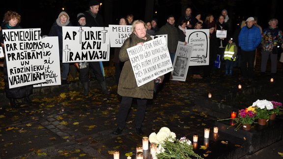 "Kapu tramvaja" protests - 1