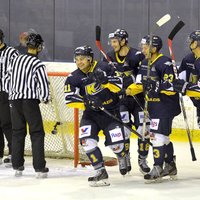 'Kurbads' hokejisti tiek pie graujošas uzvaras Latvijas čempionāta mačā
