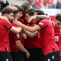 Gruzijas futbolisti savā Eiropas čempionāta debijā izcīna pirmo punktu