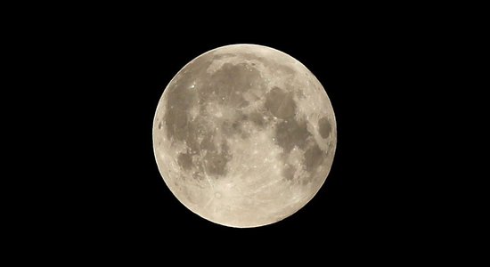 Сегодня вечером в Латвии можно будет наблюдать частичное затмение Луны