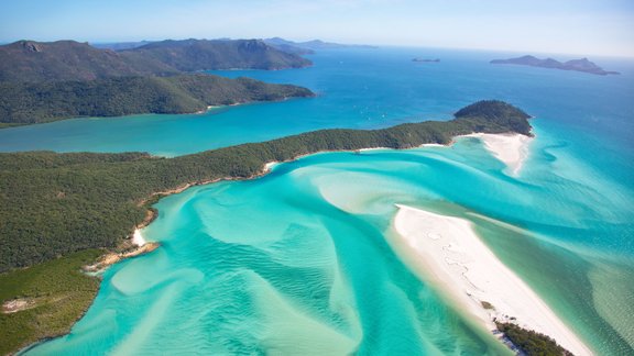 Whitehaven Beach, Austrālija, pludmale