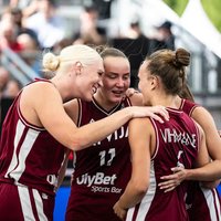 Latvijas 3x3 basketbolistes Eiropas kausa ceturtdaļfinālā piekāpjas Polijai