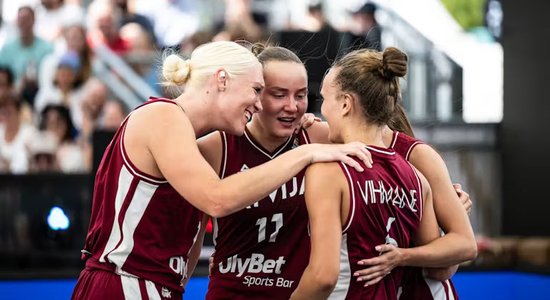 Latvijas 3x3 basketbolistes Eiropas kausa ceturtdaļfinālā piekāpjas Polijai