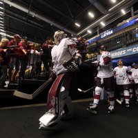 Latvijas hokeja izlase pēc pārcelšanās uz Kopenhāgenu atceļ vakara treniņu