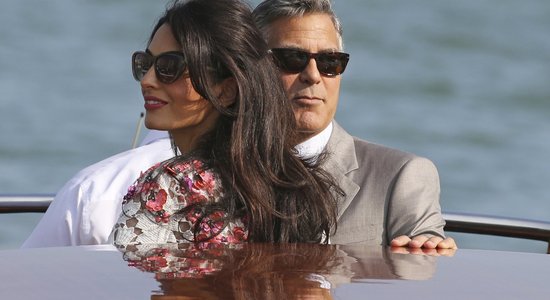 ФОТО, ВИДЕО: Джордж Клуни распрощался с холостяцким статусом в Венеции