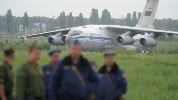 Il-76 military transport aircraft