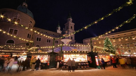 Zalcburga, Austrija, Ziemassvētki, tirdziņš