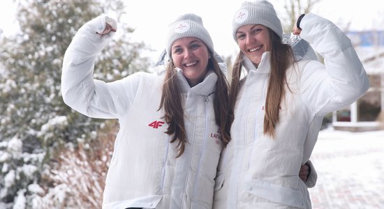 Foto: Bobslejisti, slidotāji un slēpju meistari dodas uz Pekinu