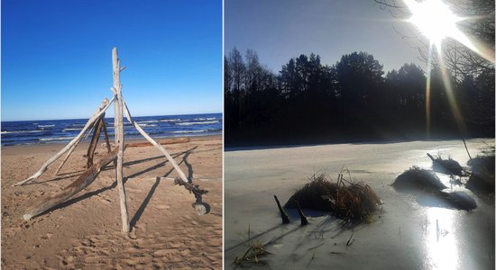 Lasītāja foto: Aizejošās ziemas skaistie skati Lilastē